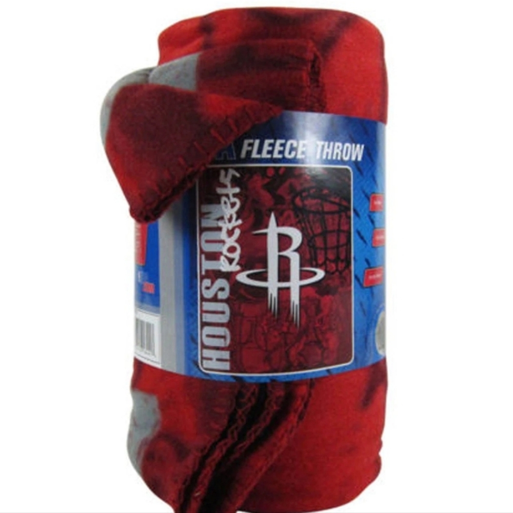 NBA  Houston Rockets Fleece Throw New!